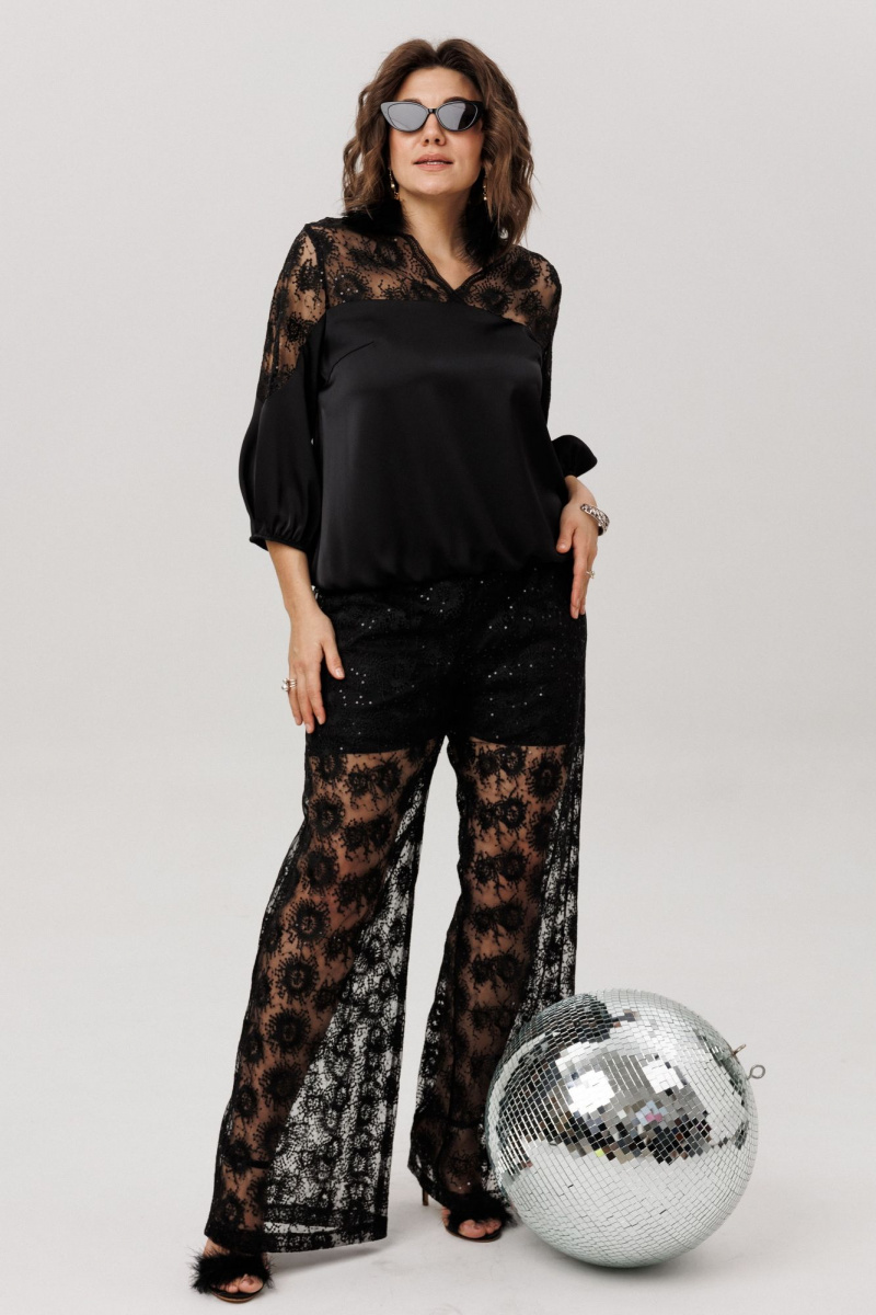 Брюки Anelli 1804 звездная_паутинка