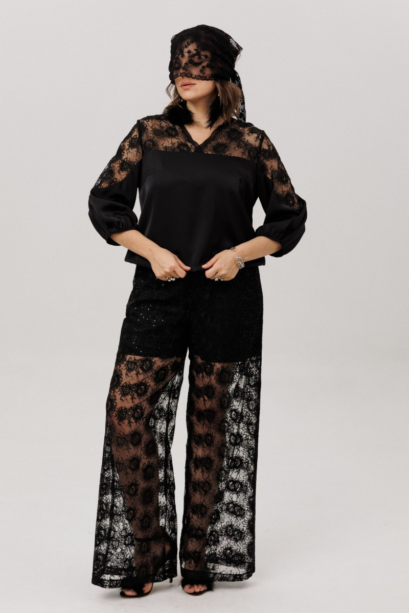 Брюки Anelli 1804 звездная_паутинка