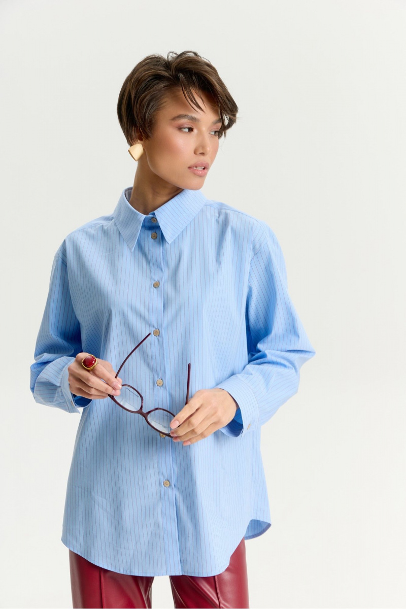 Рубашки HELEN BIRCH R004 голубой