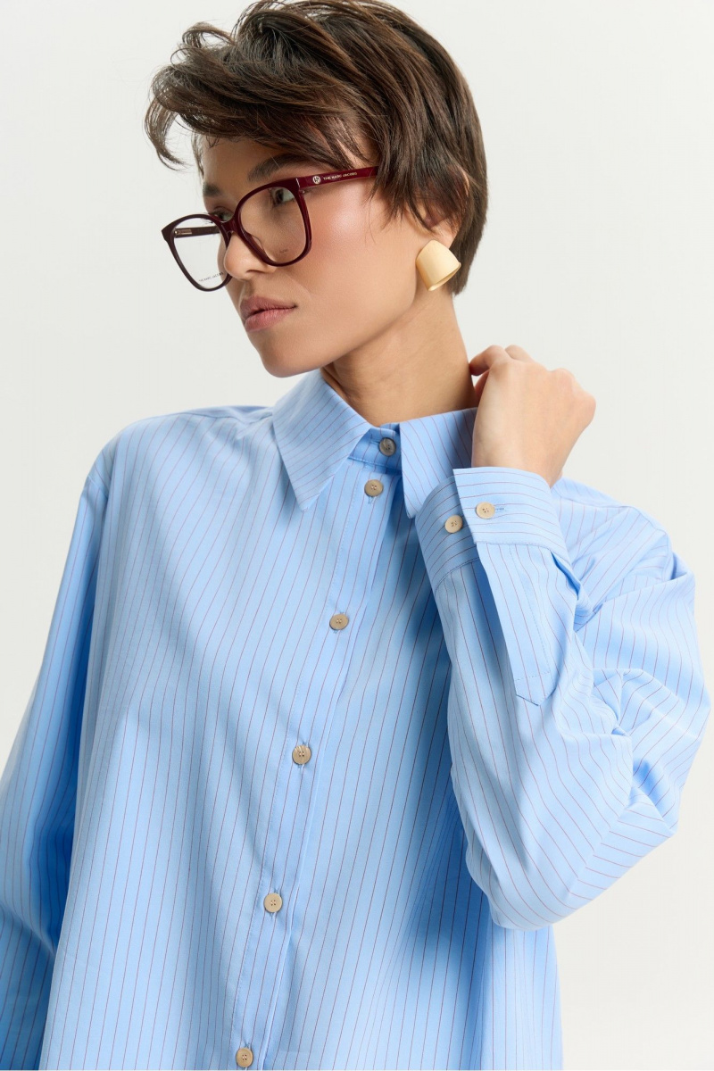 Рубашки HELEN BIRCH R004 голубой