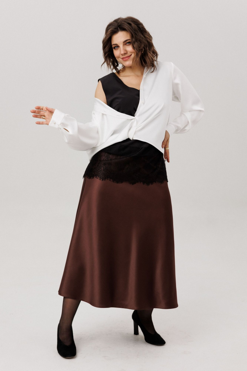 Юбки Anelli 1808 горький-шоколад