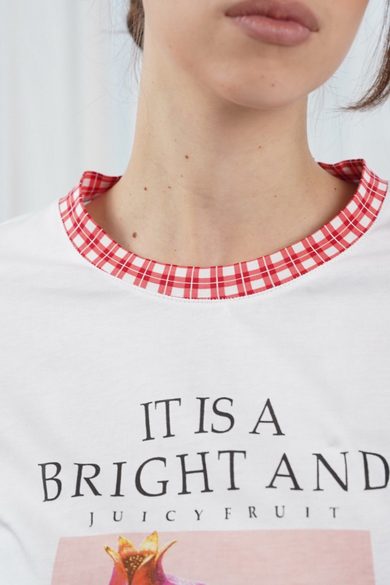 Пижамы Купалинка 42601G.158-164 к.белый,клетка