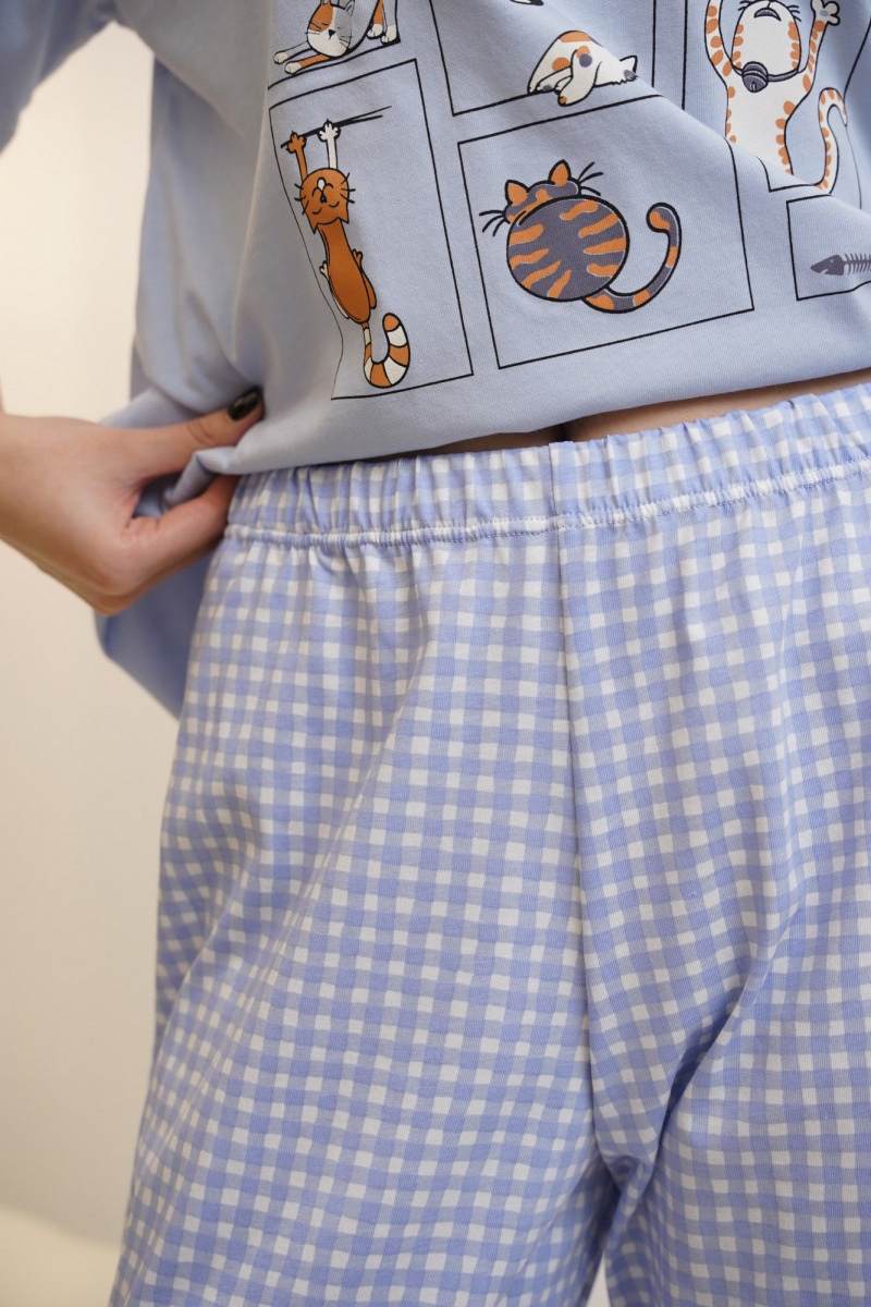 Пижамы Купалинка 42700G.158-164 к.голубой,клетка