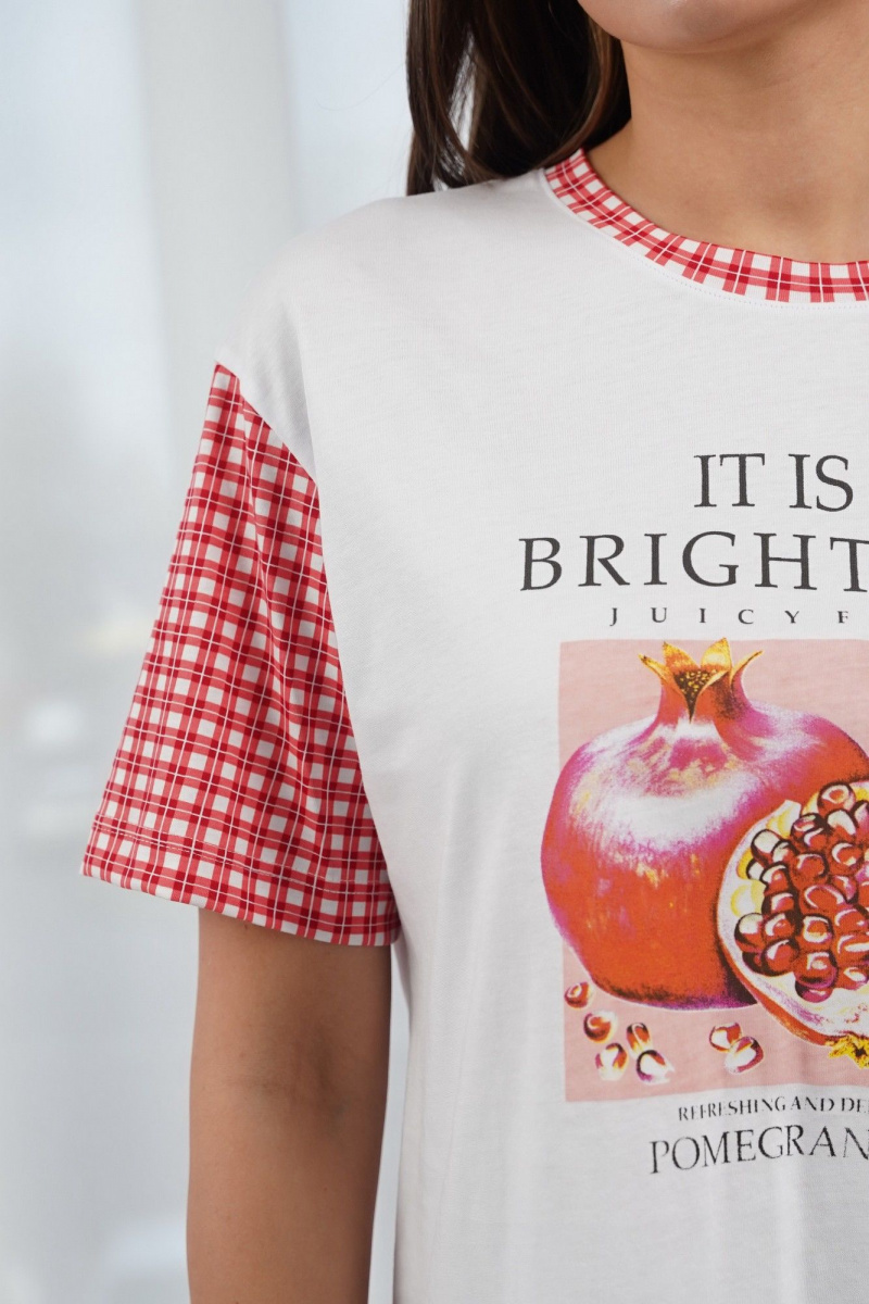 Пижамы Купалинка 42701G.158-164 к.белый,клетка