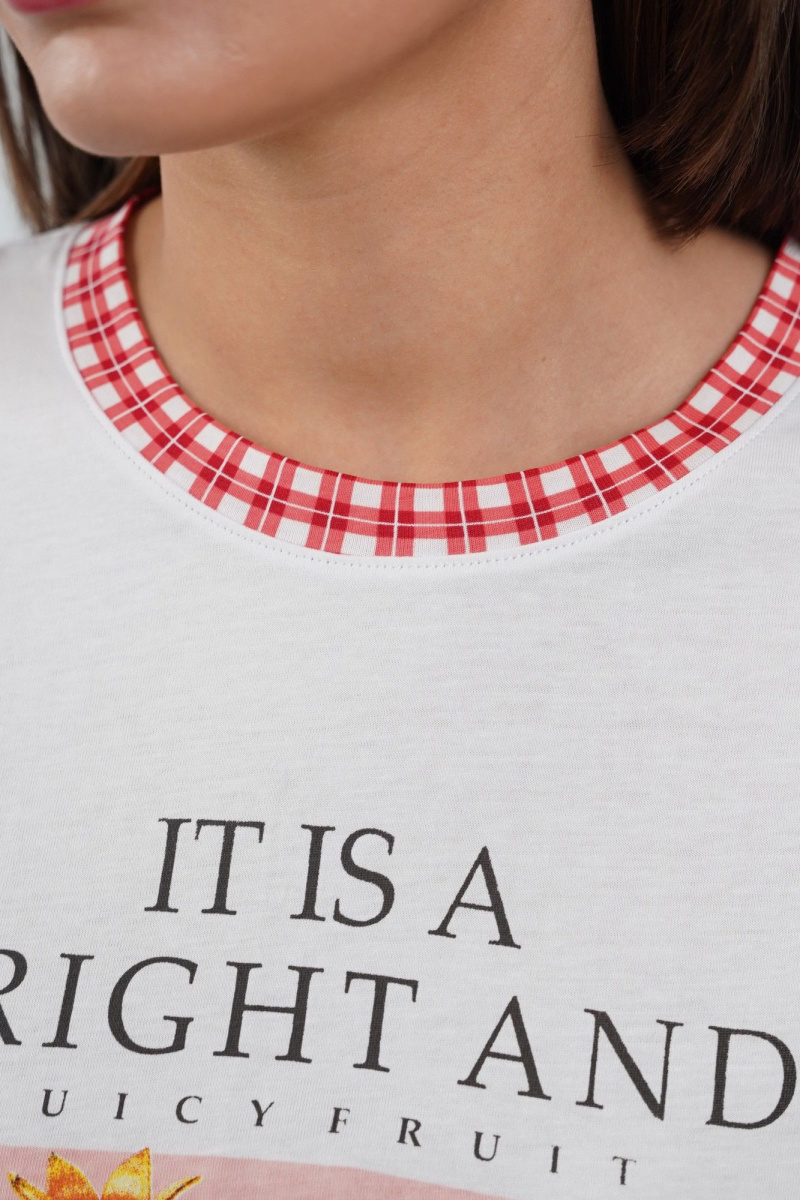 Пижамы Купалинка 42701G.158-164 к.белый,клетка