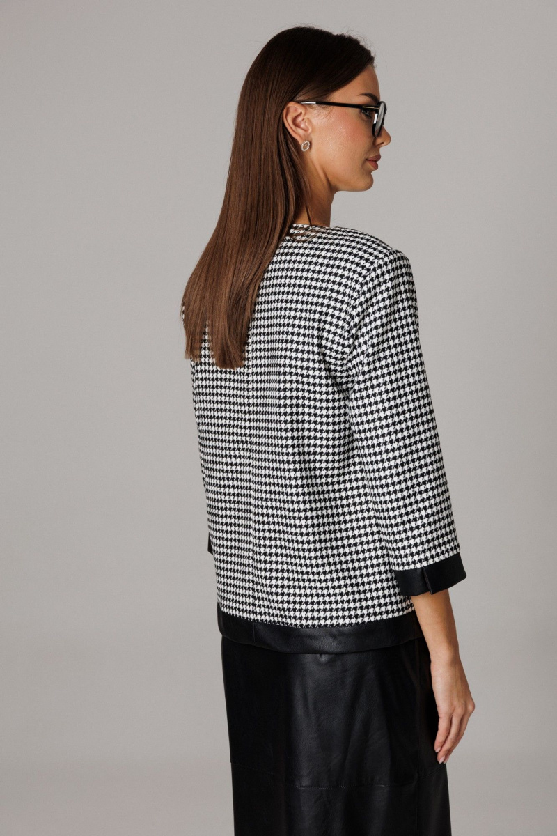 Юбочный комплект Ларс Стиль 1174 молочный-черный