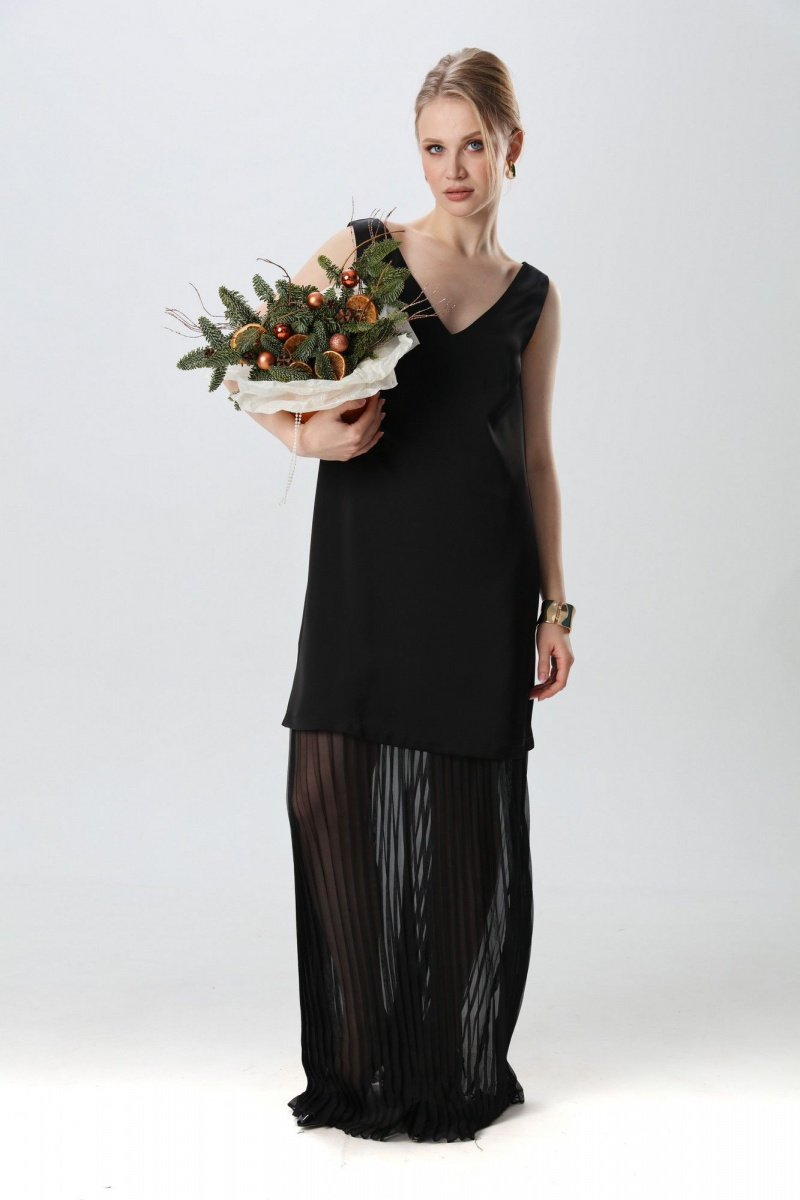 Платья NikVa 1017-1 чёрный