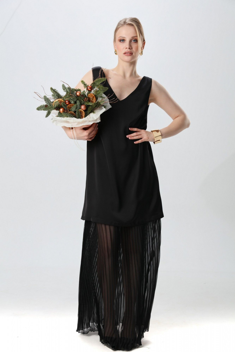 Платья NikVa 1017-1 чёрный