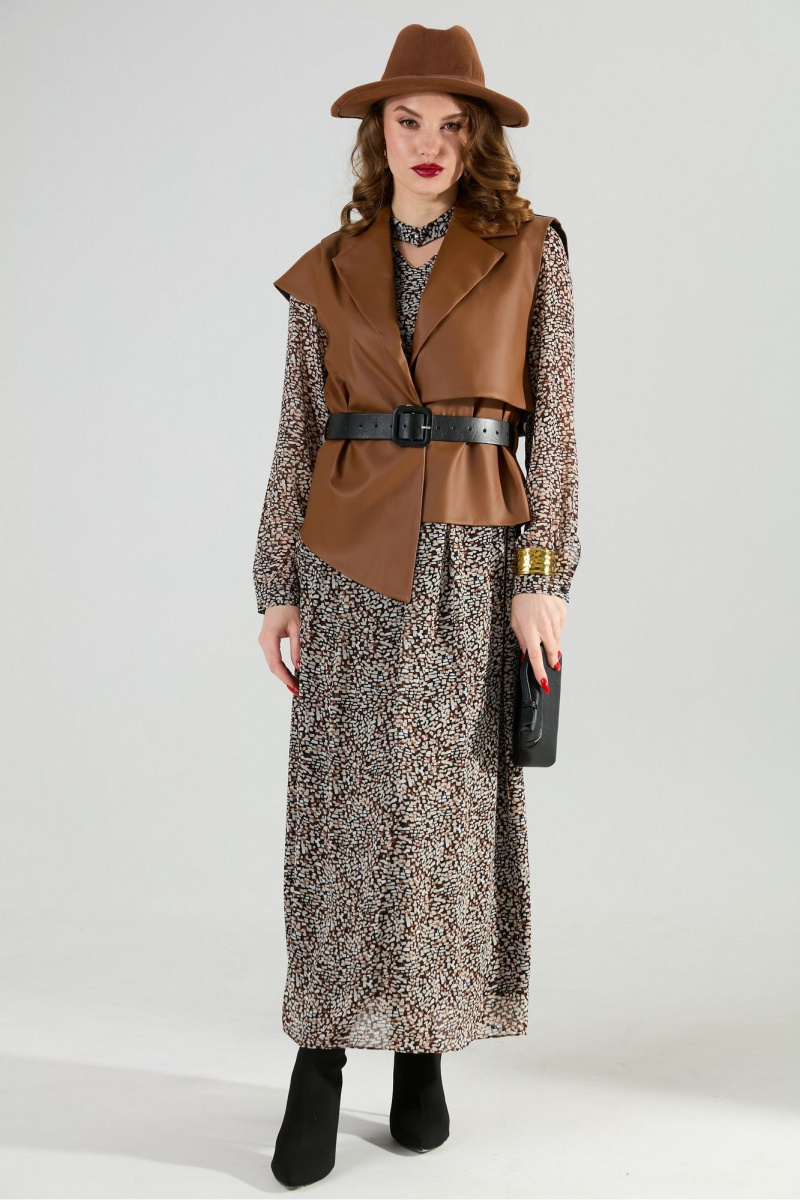 Жилеты NikVa 1019-3 шоколад