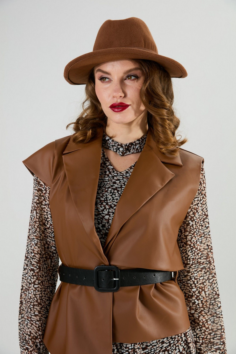 Жилеты NikVa 1019-3 шоколад