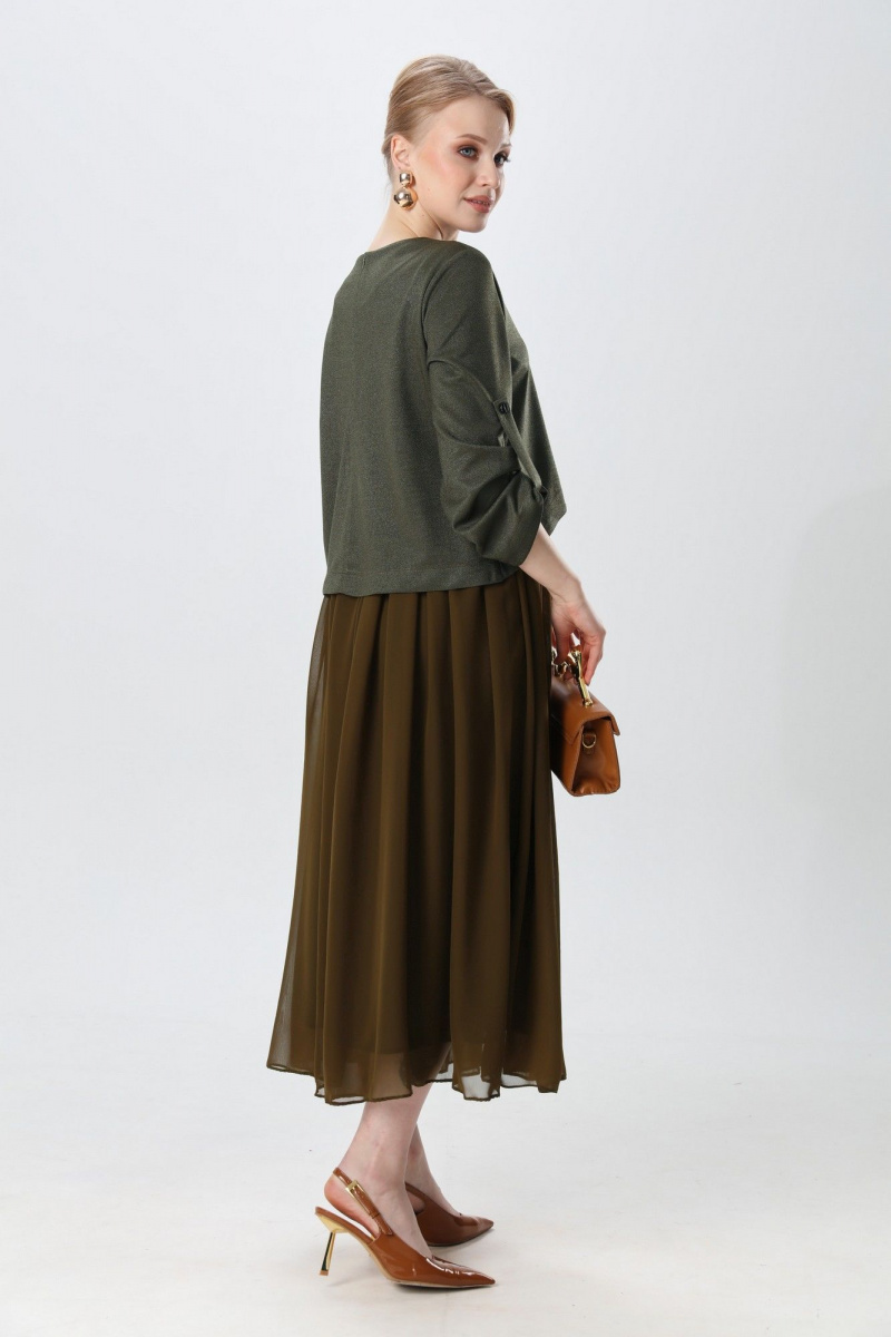 Платья NikVa 740-27 зелень