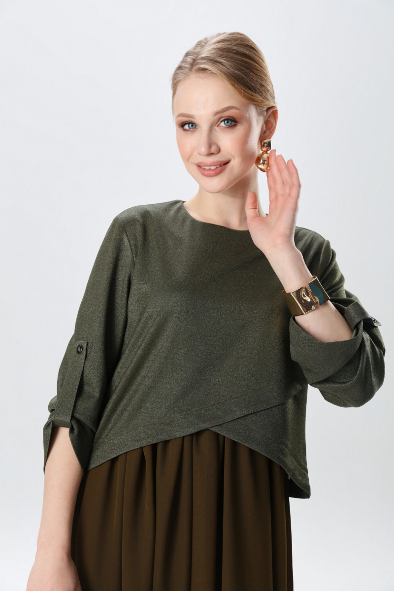 Платья NikVa 740-27 зелень