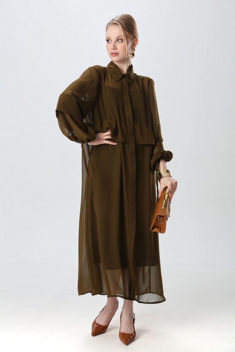 Платья NikVa 943-5 хаки