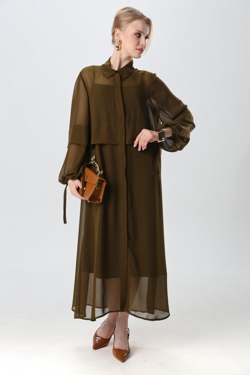 Платья NikVa 943-5 хаки