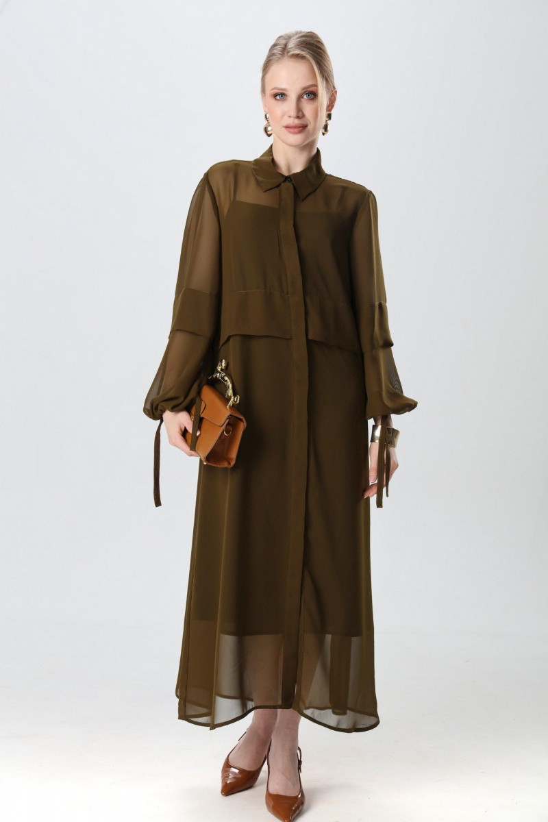 Платья NikVa 944-10 хаки