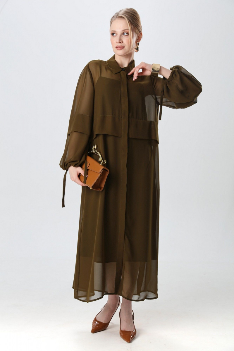 Платья NikVa 944-10 хаки