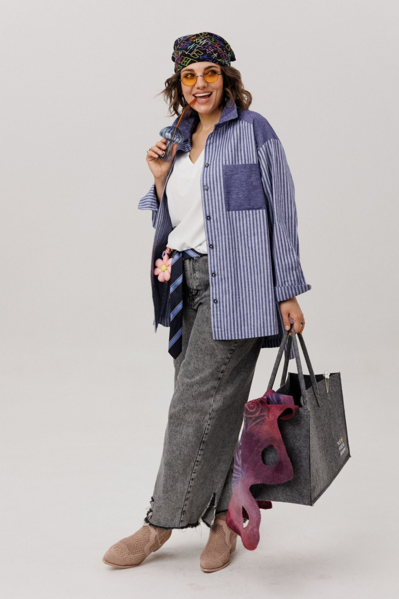 Рубашки Anelli 1800 предгрозовая_синь