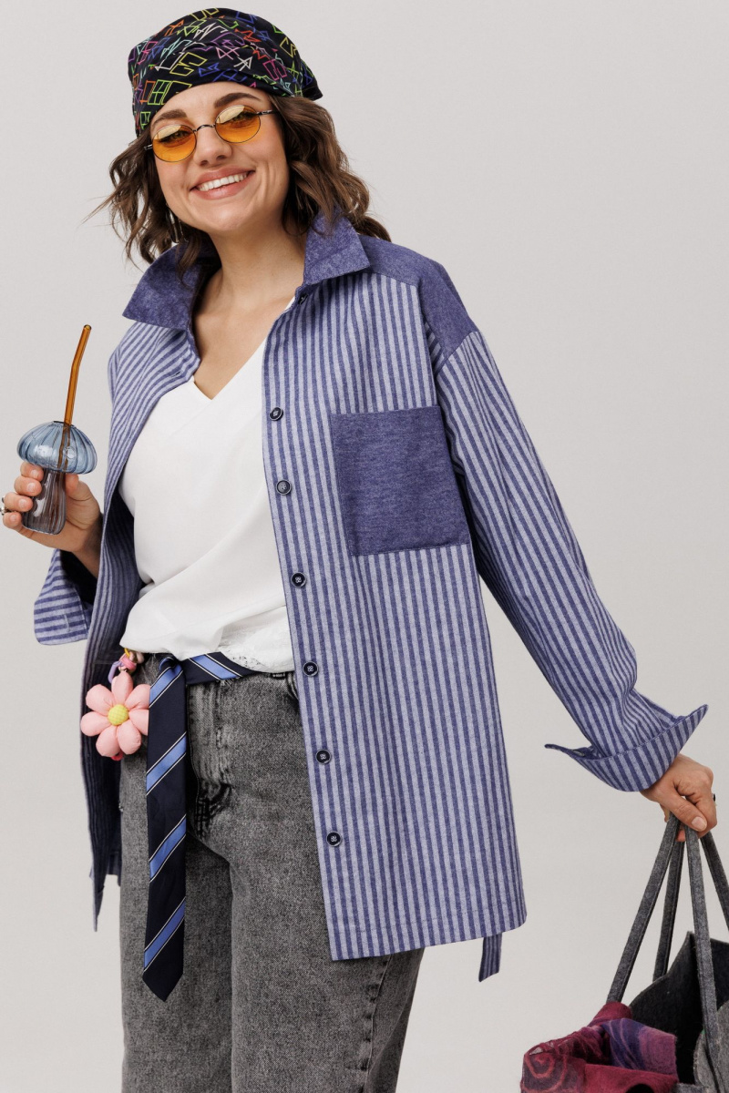 Рубашки Anelli 1800 предгрозовая_синь