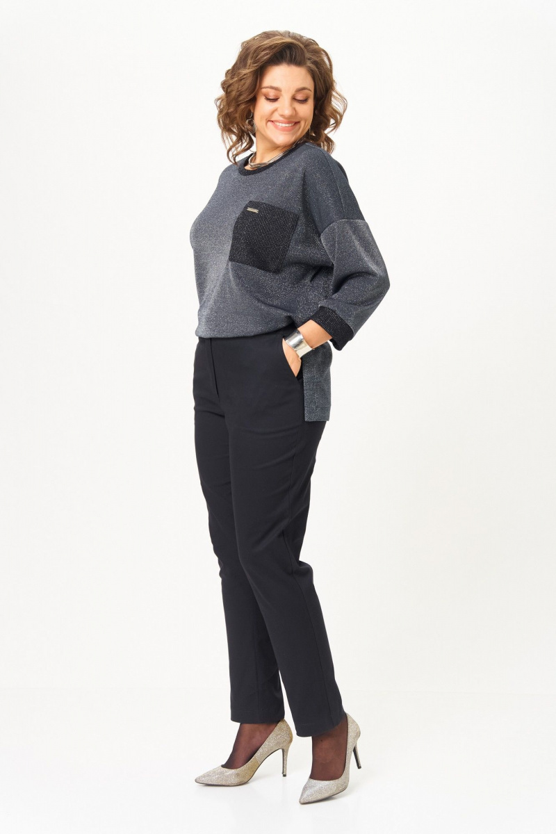 Брючный комплект Michel chic 1445 темно-синий