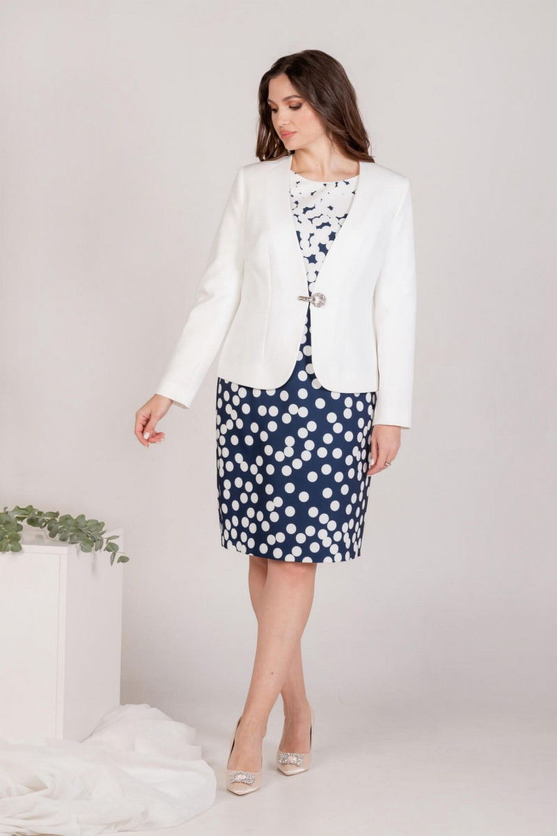 Плательный комплект Mislana 754 белый