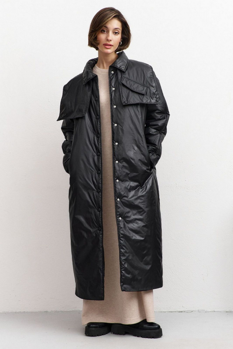 Женское пальто RINKA 1452 черный