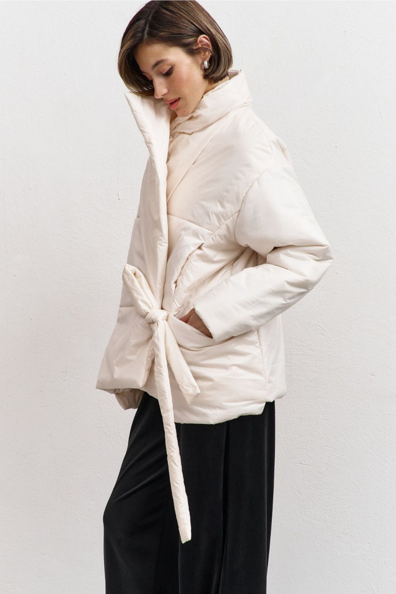 Женская куртка RINKA 1455 молочный