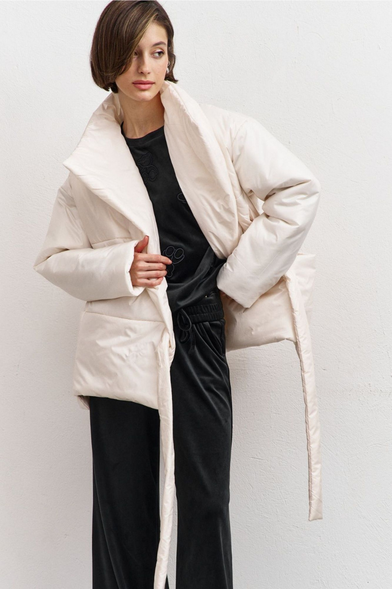 Женская куртка RINKA 1455 молочный