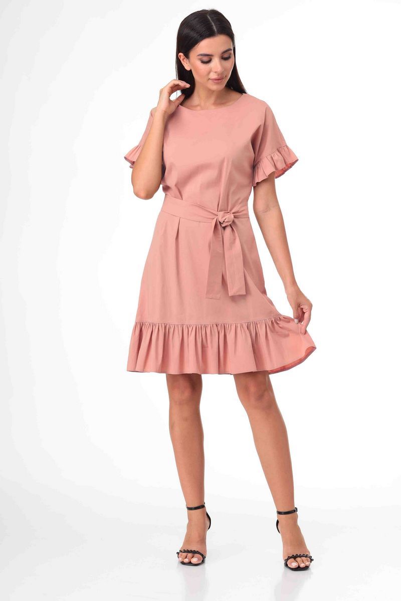 Платья Talia fashion 359 пыльная_роза