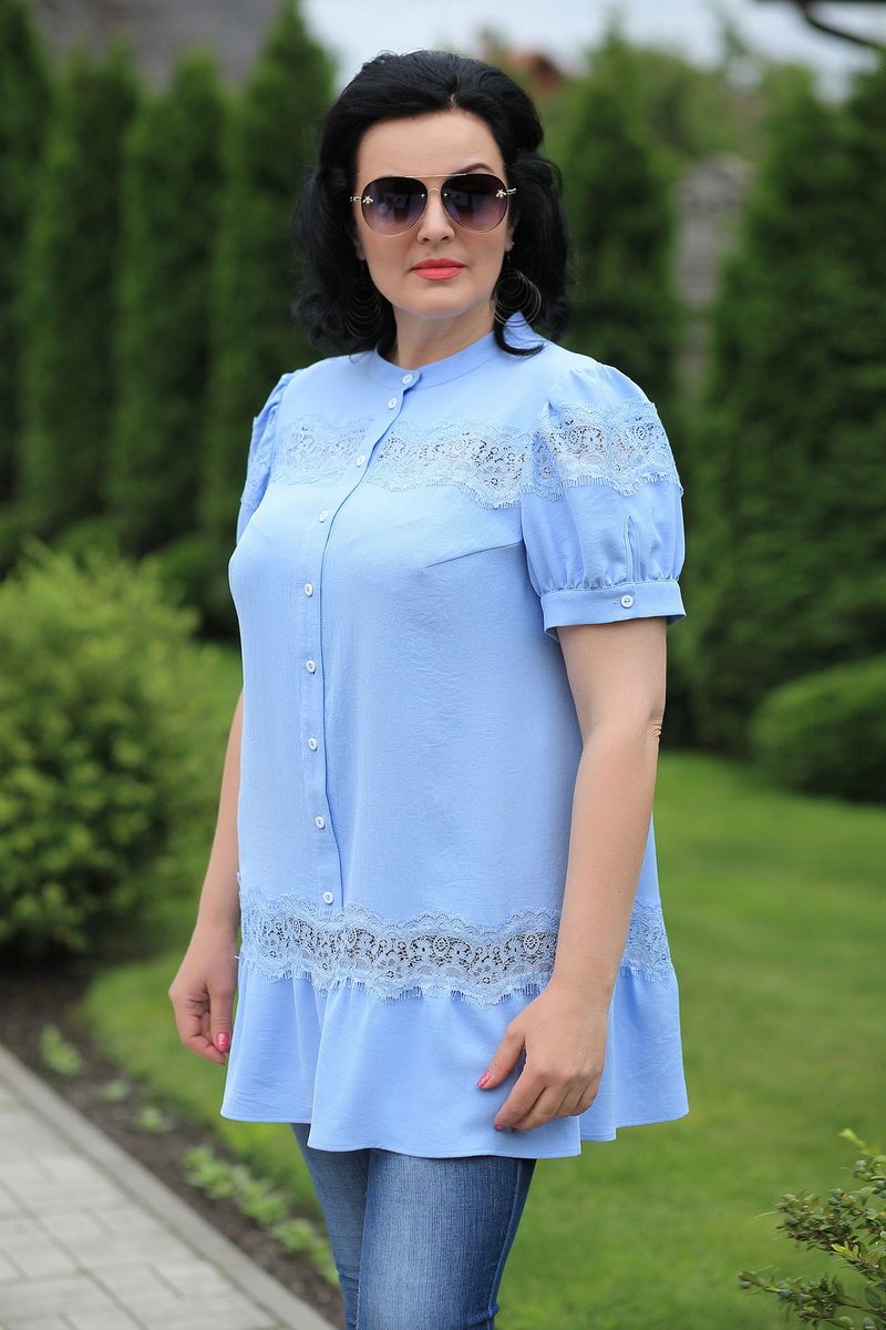 Туники MadameRita 5132 голубой