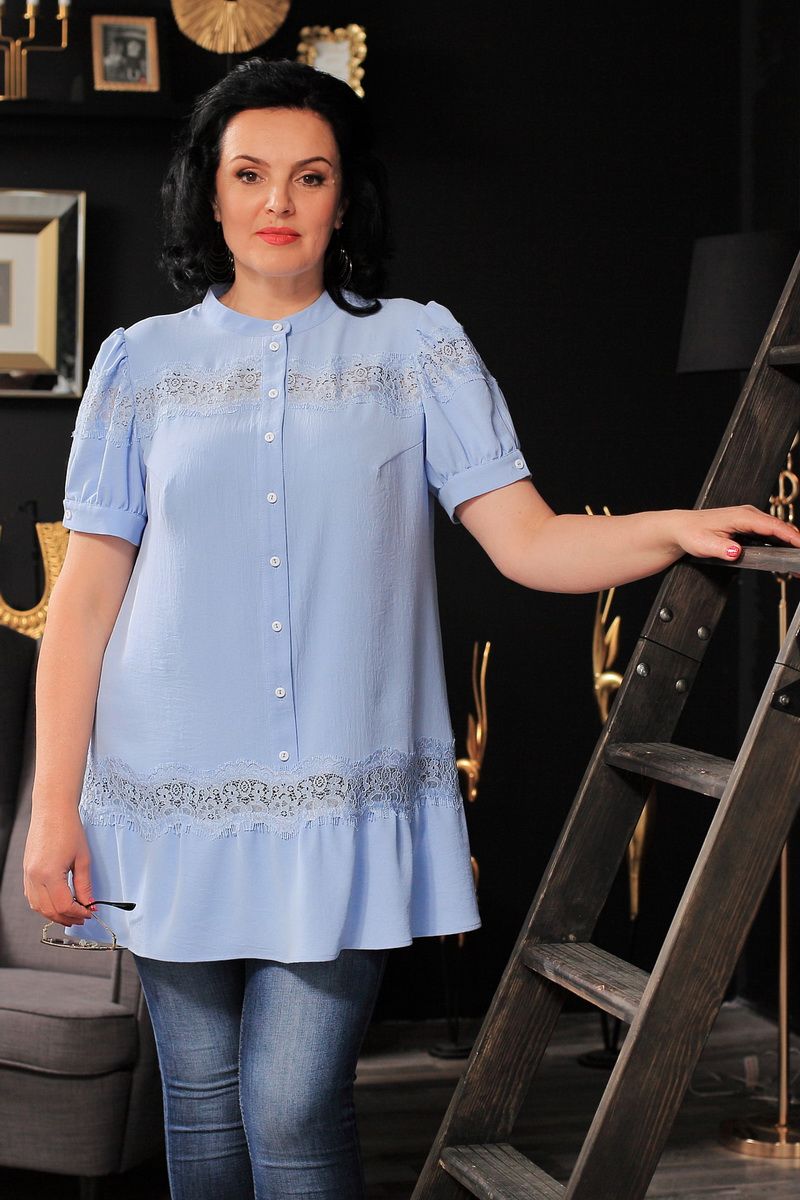Туники MadameRita 5132 голубой