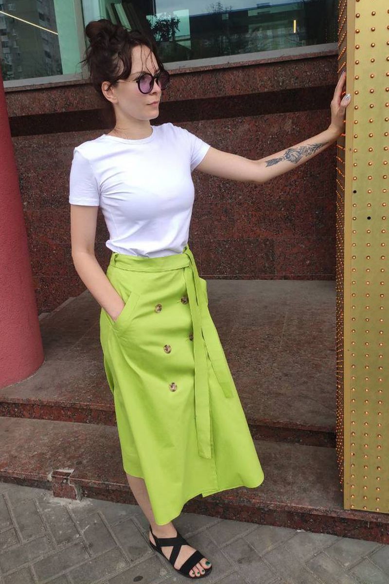 Юбки Legend Style S-009 яблоко