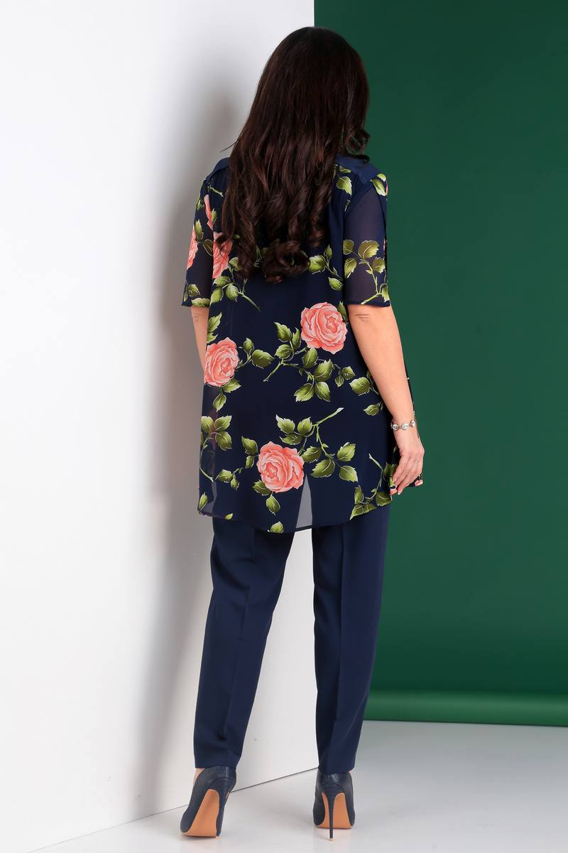 Брючный комплект Liona Style 673 синий