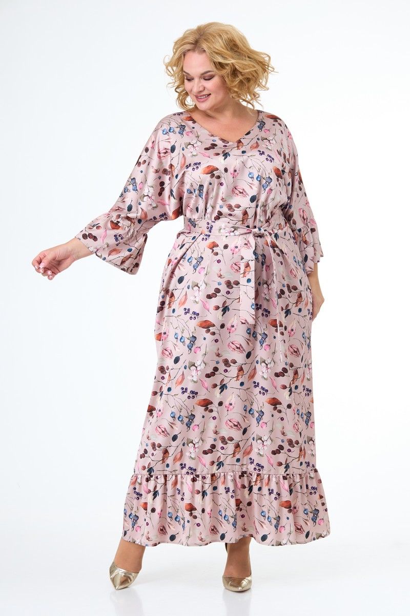 Платья Anelli 1071 розовый_армани