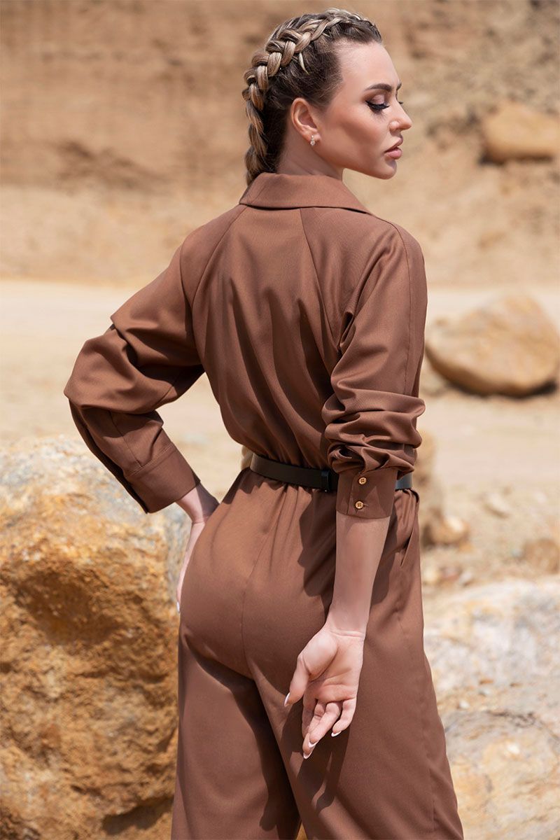 Женский комбинезон Golden Valley 1080 коричневый