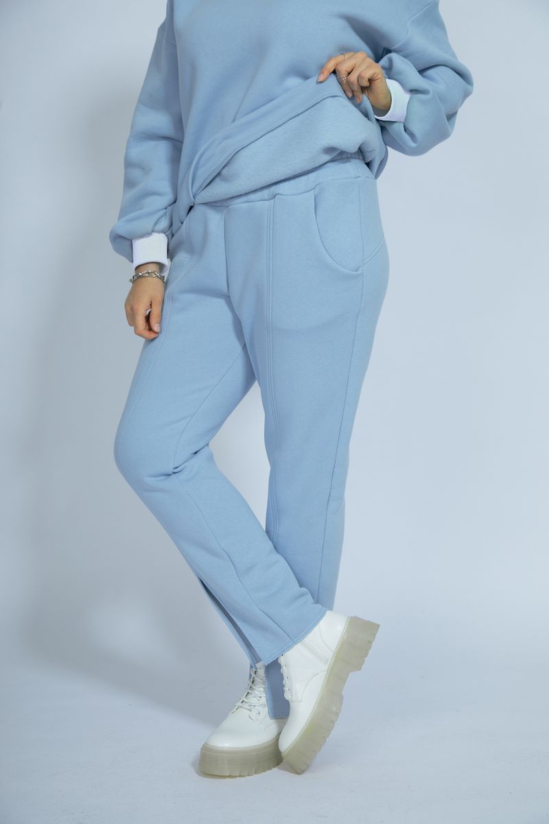 Брючный комплект BegiModa 3018 голубой