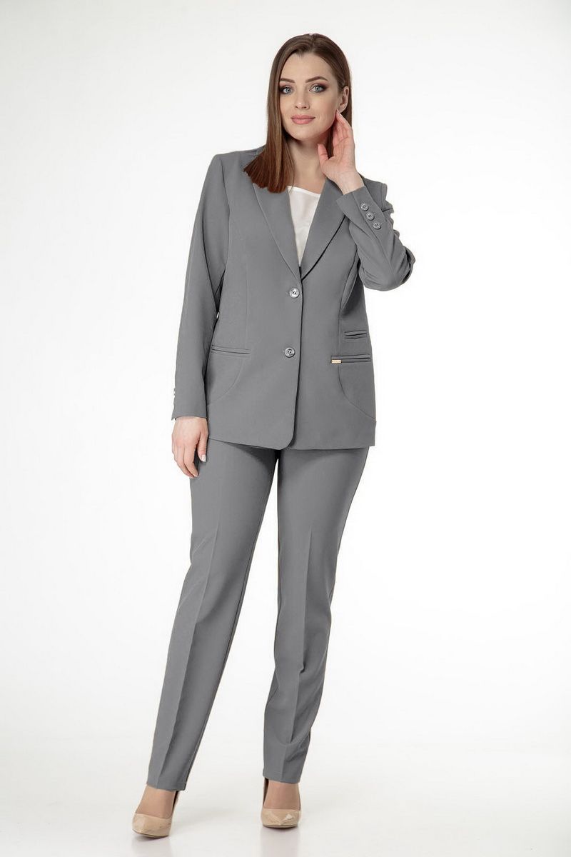 Брючный костюм ELITE MODA 4222/2903 серый
