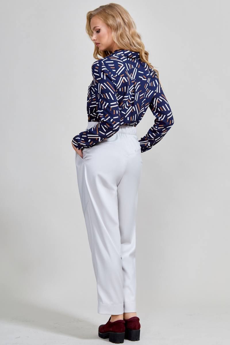 Блузы Teffi Style L-1596 синий