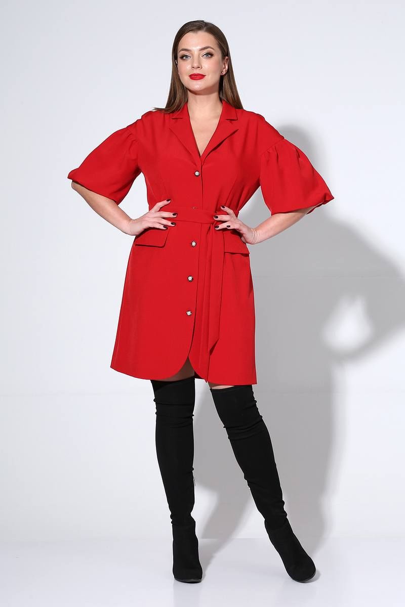Платья Liona Style 814 красный