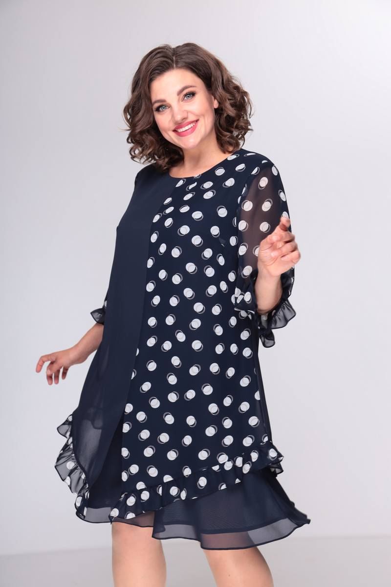 Платья Moda Versal П2358 т.синий
