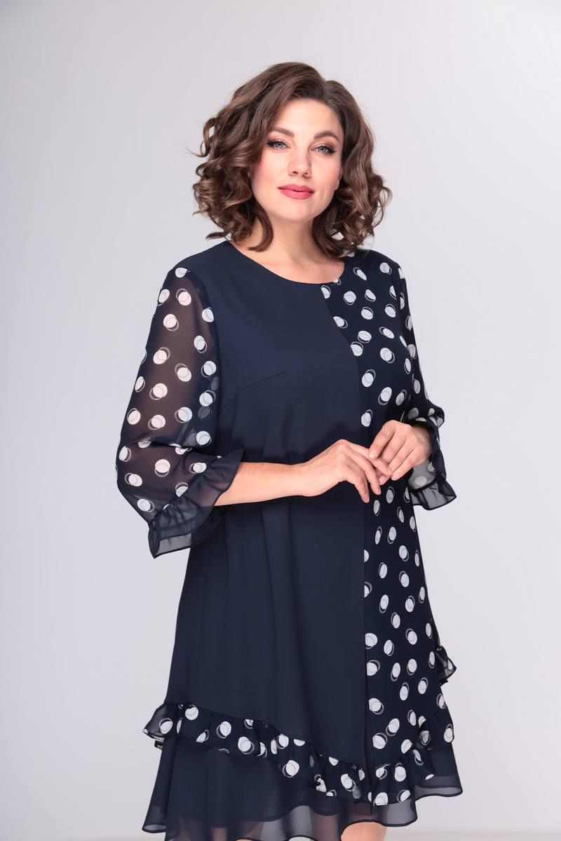 Платья Moda Versal П2358 т.синий