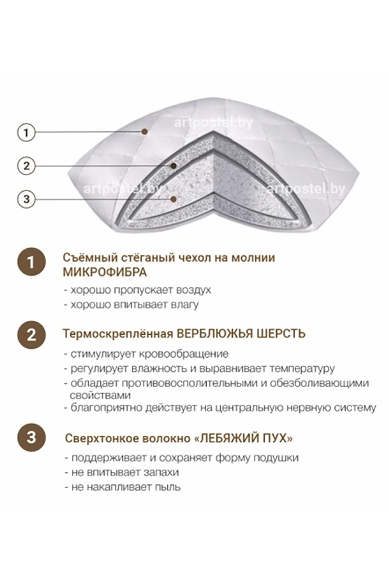 Подушки АРТПОСТЕЛЬ 1332