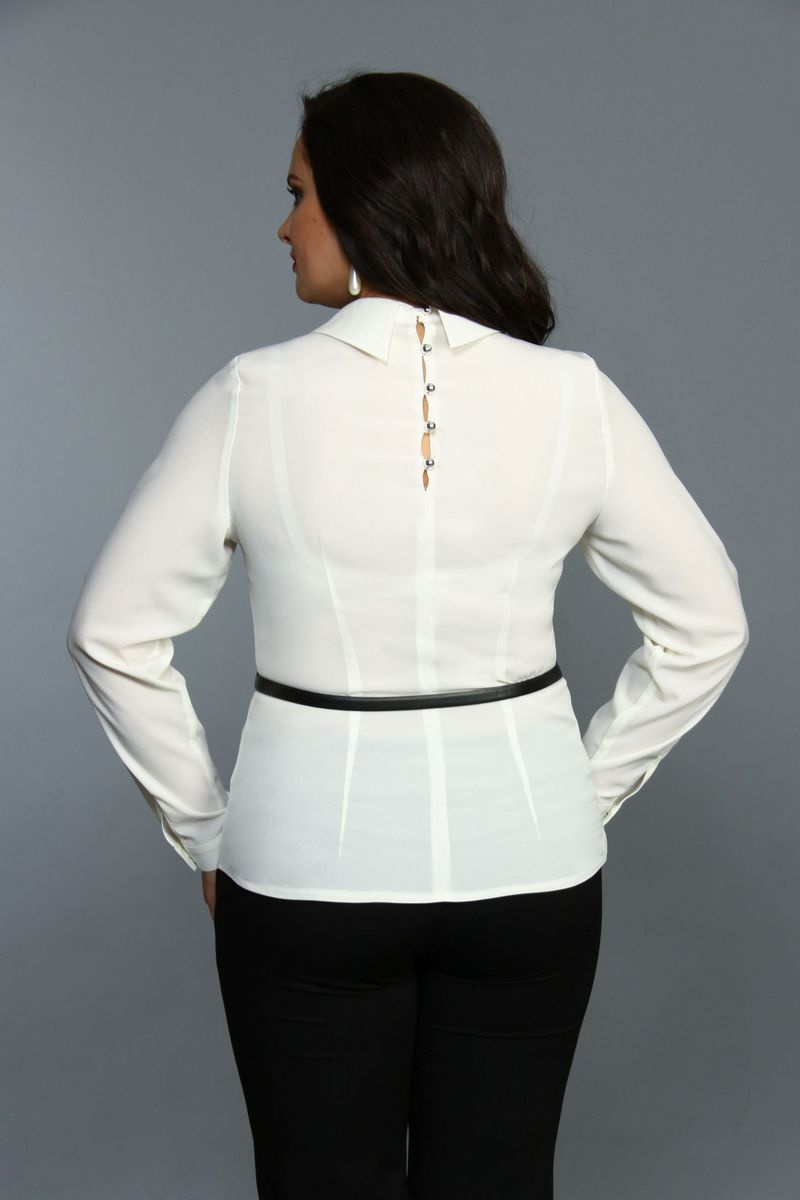 Блузы MIRSINA FASHION 1086 молочный