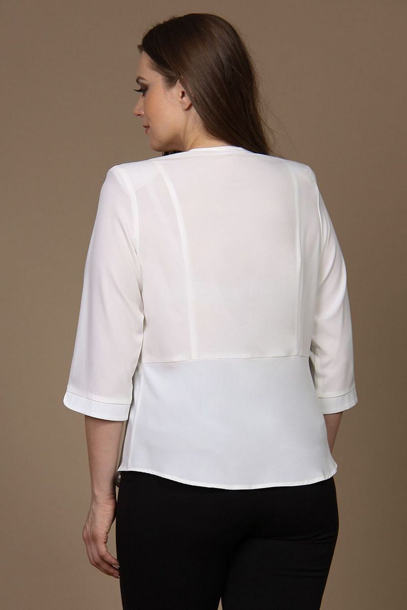 Блузы MIRSINA FASHION 1219 молочный