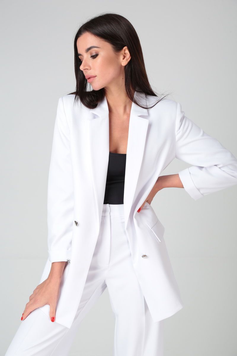 Брючный костюм Lady Line 508 белый