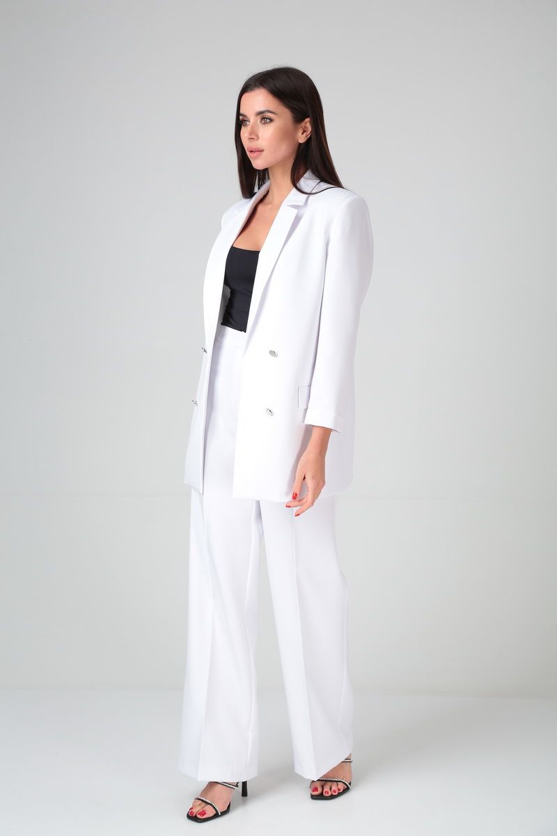 Брючный костюм Lady Line 508 белый