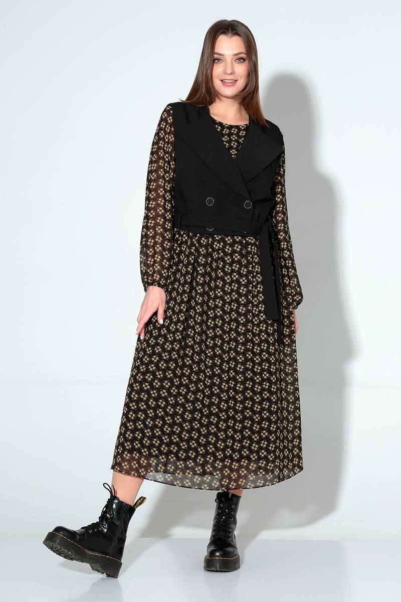 Плательный комплект Liona Style 813 мелкие_цветочки