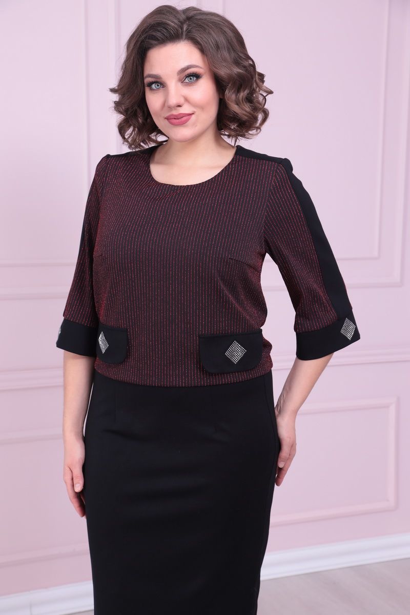 Платья Solomeya Lux 875A бордо