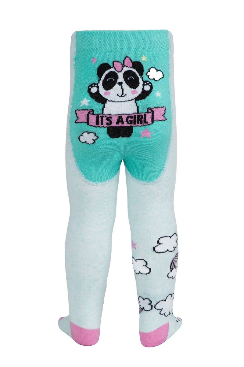 Колготки, носки и гольфы Conte Elegant Conte-kids_TIP-TOP_Панды_482 бледно-бирюзовый