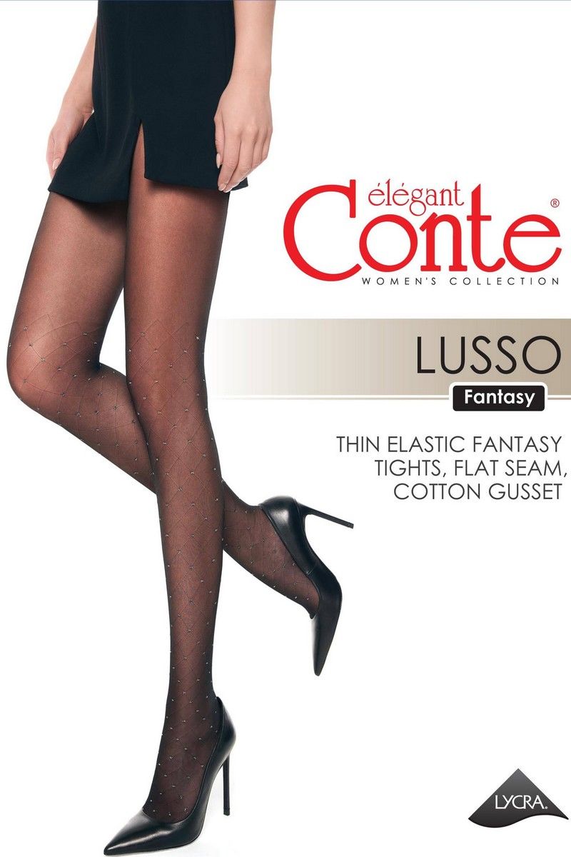 Колготки Conte Elegant Fantasy_Lusso_Nero