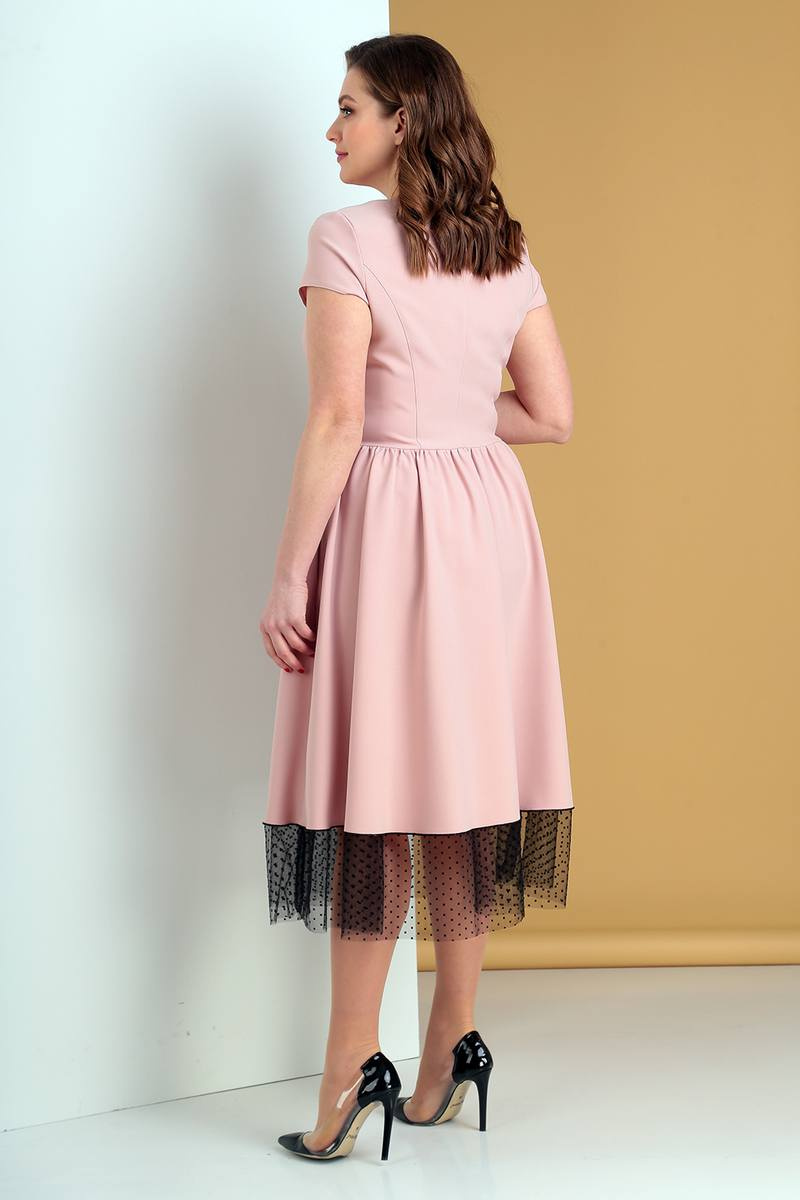 Платья Liona Style 688 пудра